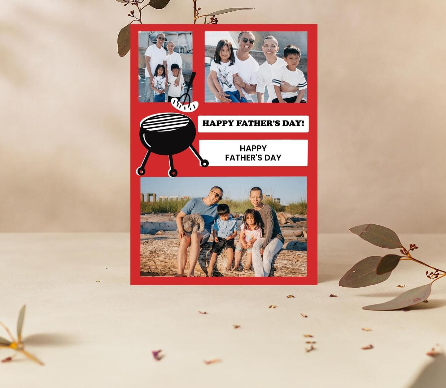 Dad Barbecue Chef Card