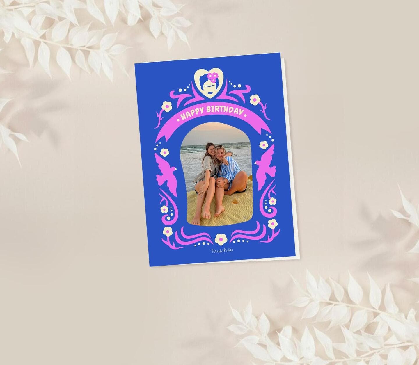 Frida Kahlo™ Blue Ornaments Card