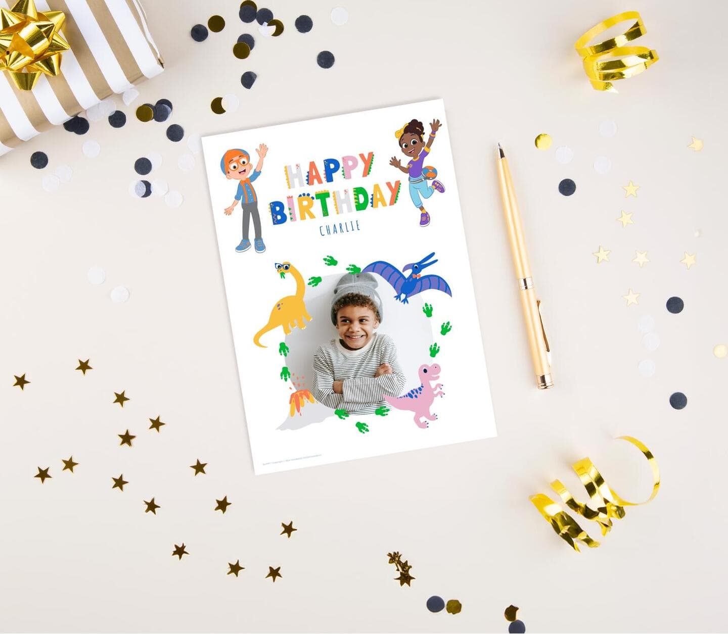 Blippi™ Dinosaur Card