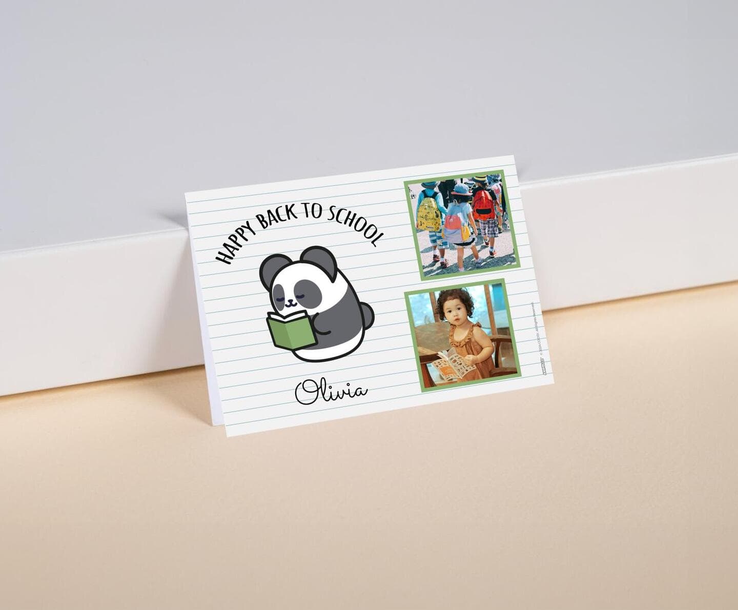 Anirollz® Notebook School Card