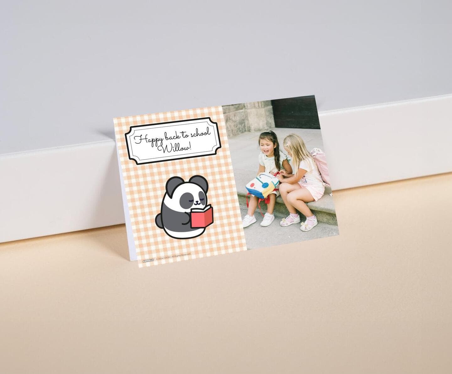 Anirollz® Orange Label School Card