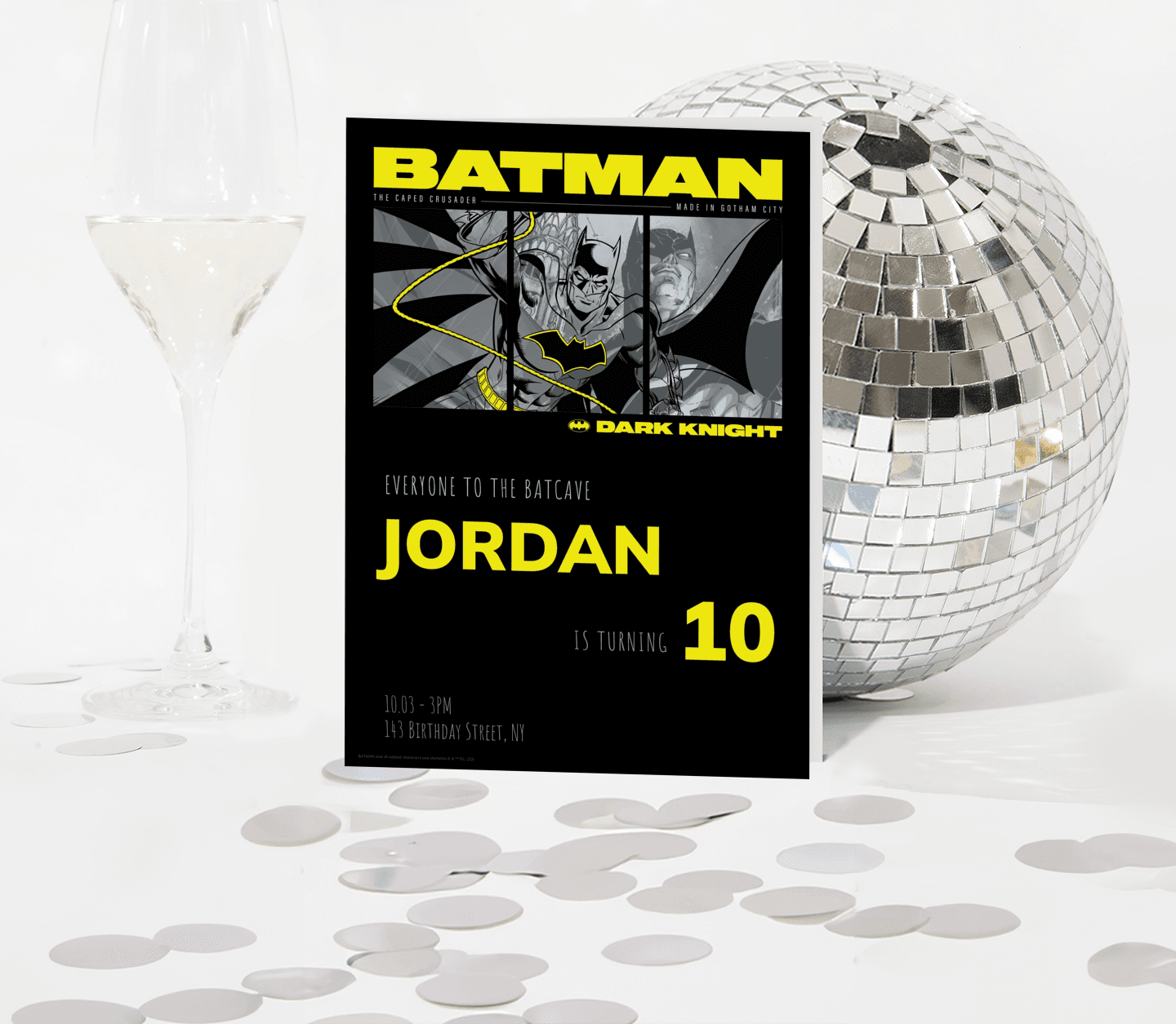 Batman™ Birthday Trio Card