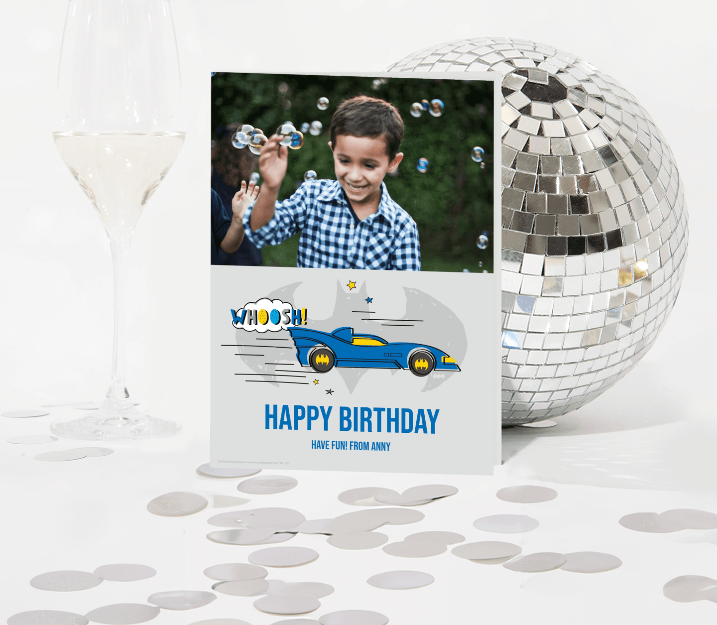 Batman™ Birthday Batmobile Card