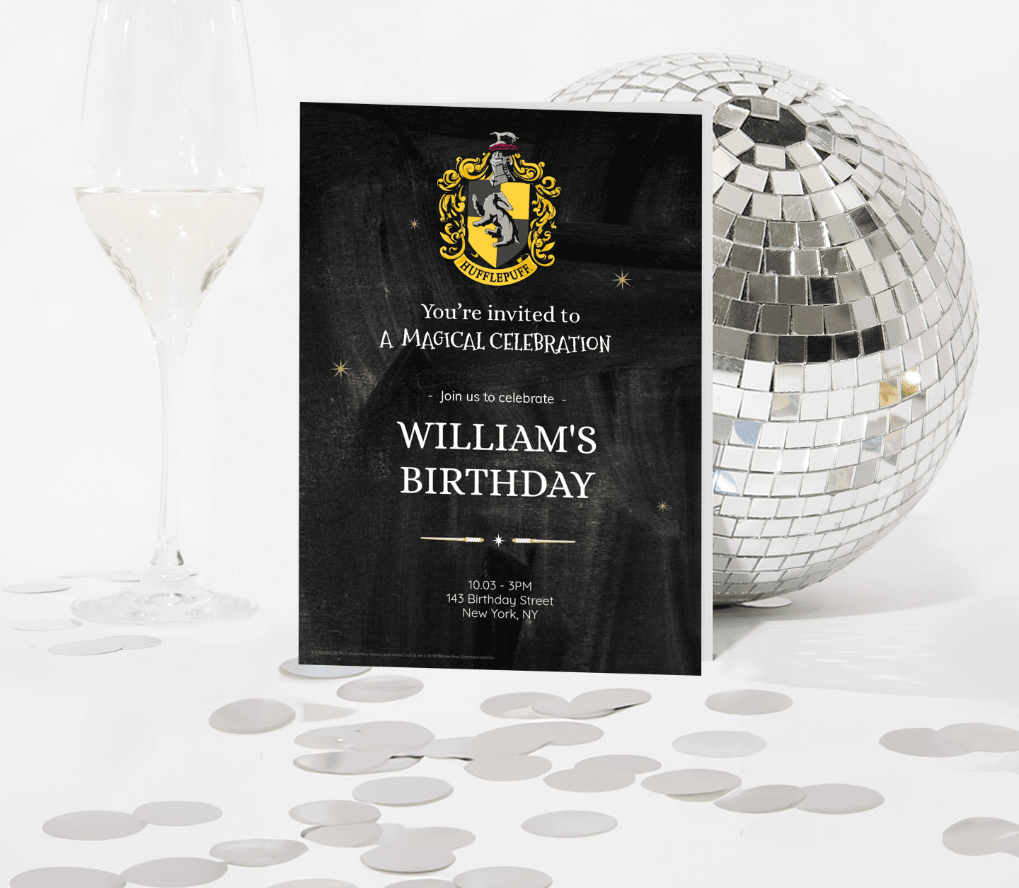 Harry Potter™ Birthday Hufflepuff Card