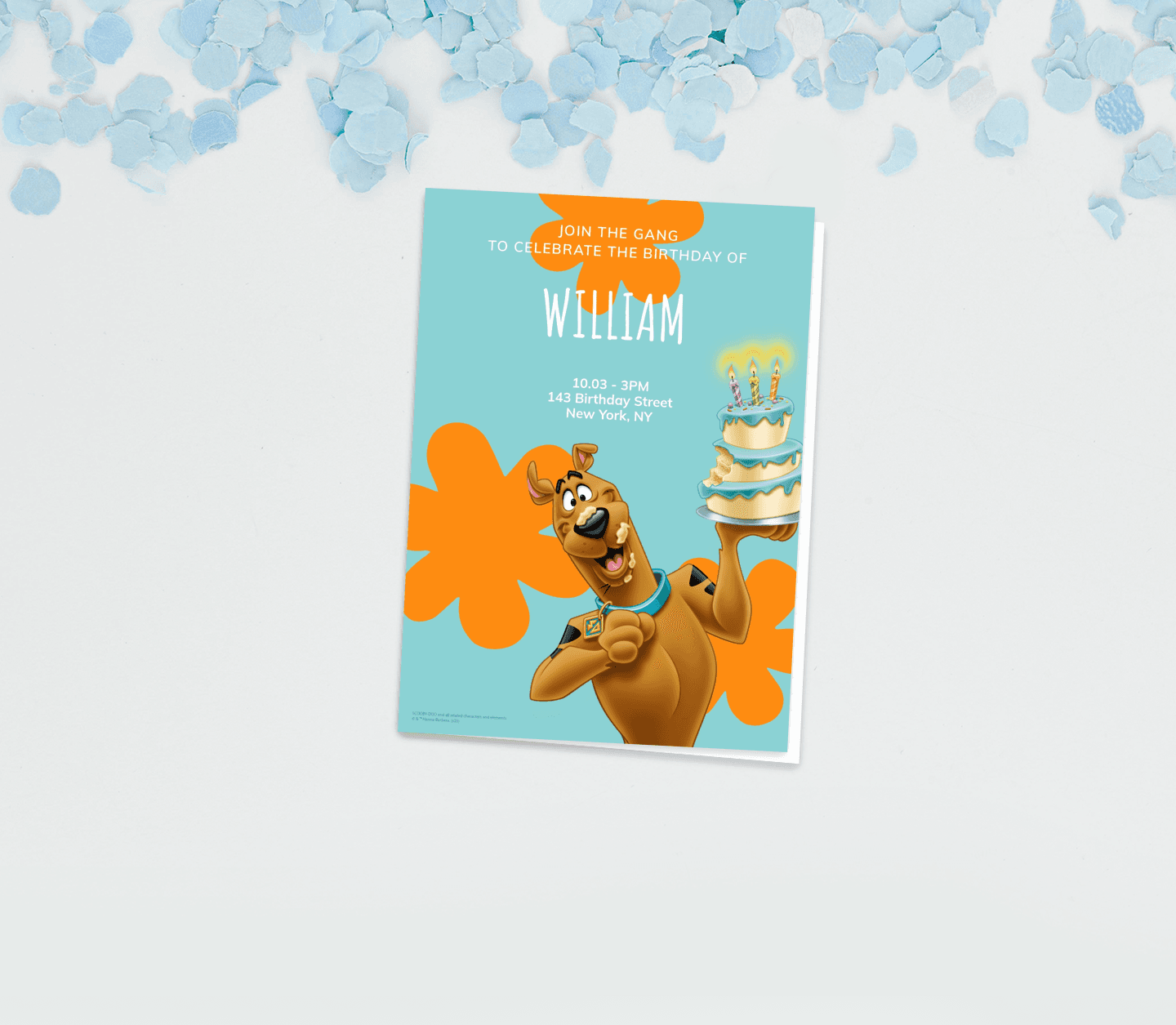 Scooby Doo™ Birthday Cake Card