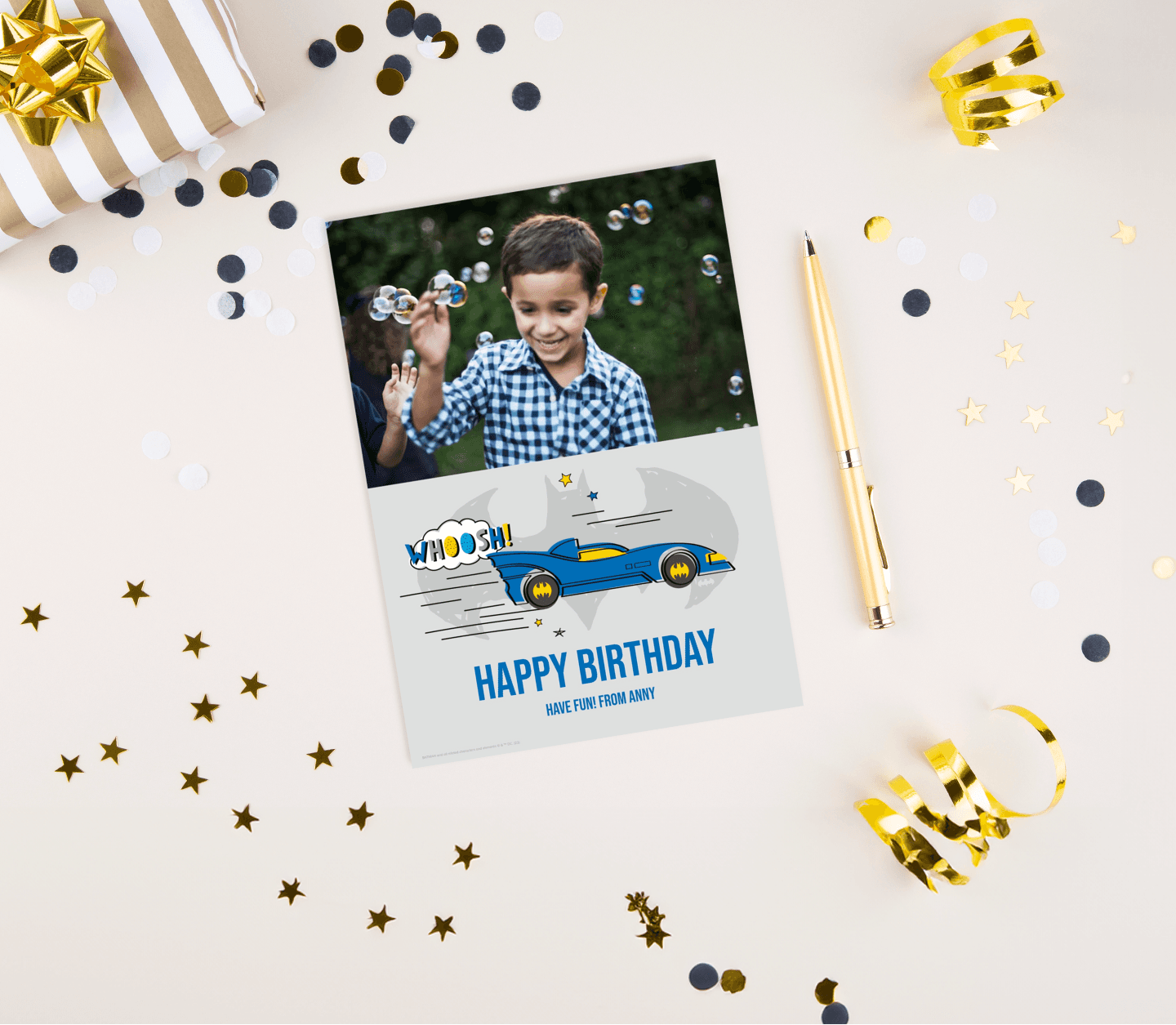 Batman™ Birthday Batmobile Card