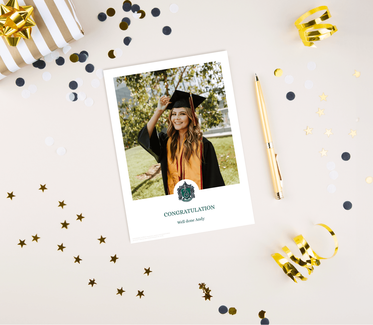 Harry Potter™ Pola Slytherin Card