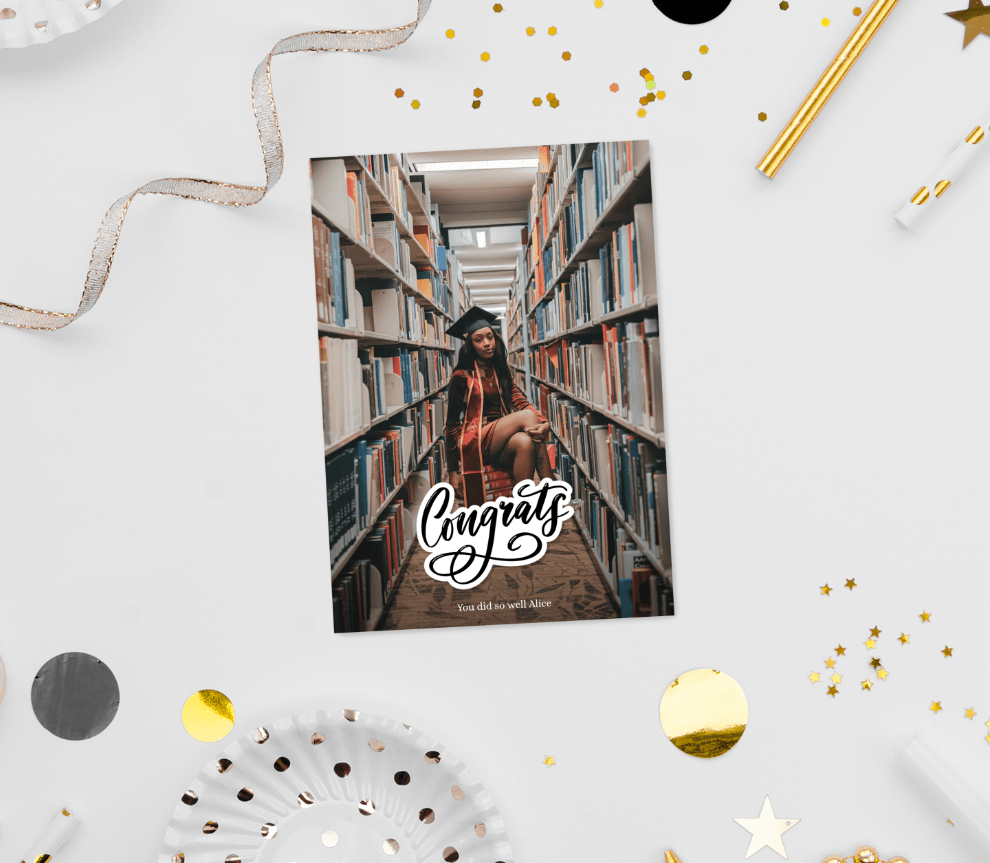 Congrats Minimal Card