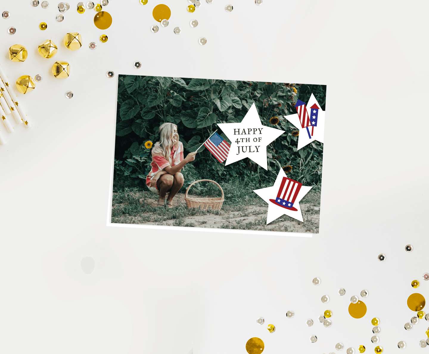 USA Stars Card