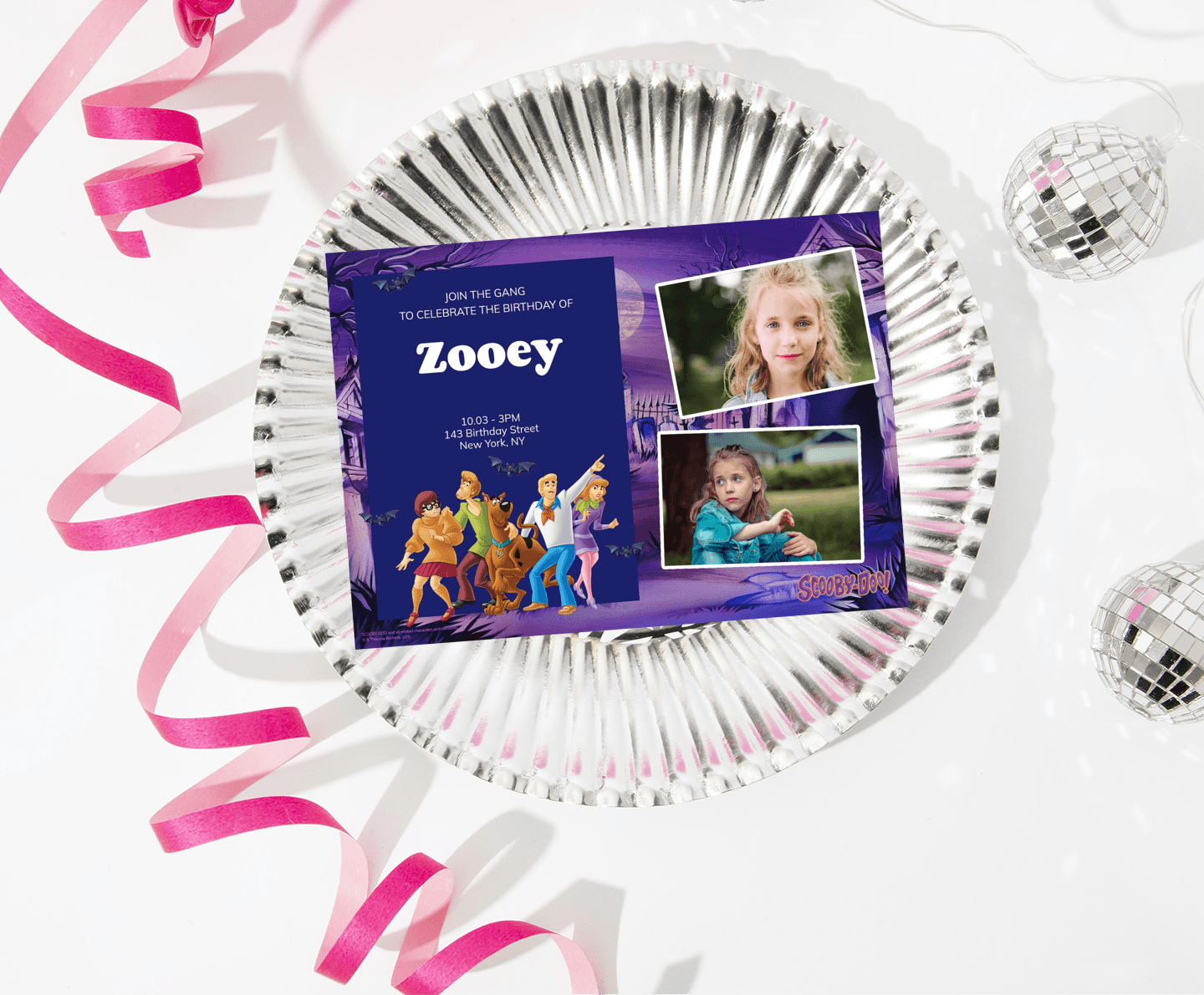 Scooby Doo™ Scary Party Card