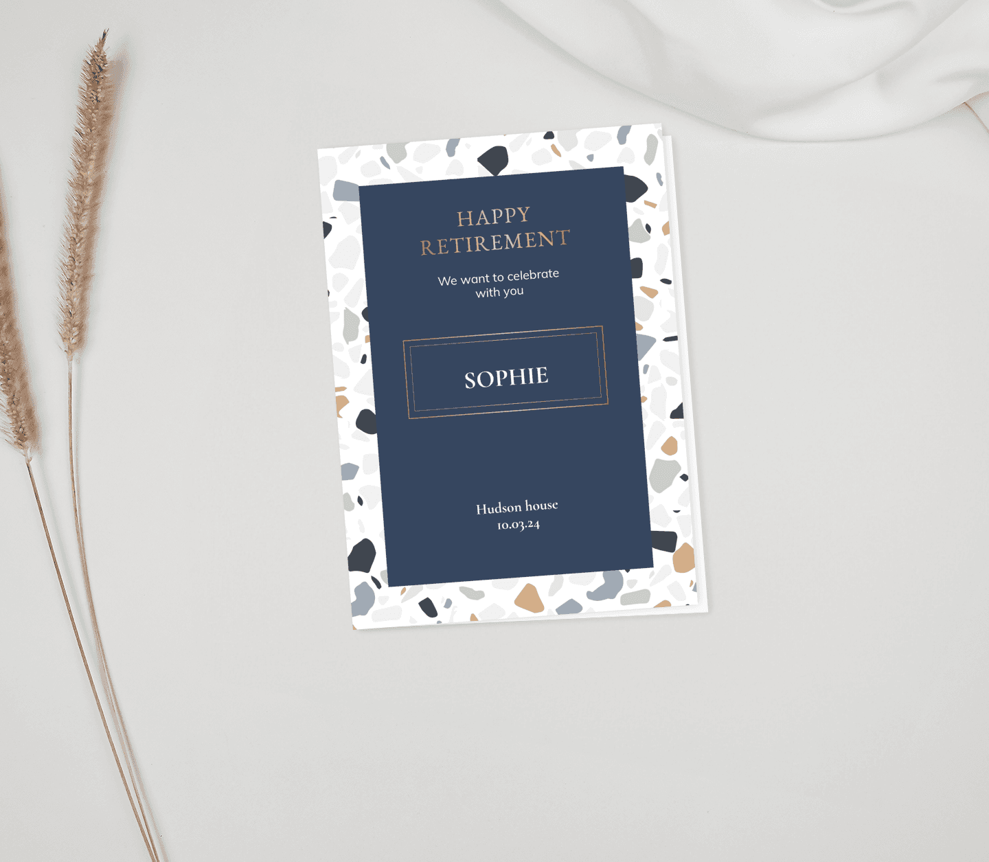 Retirement Marble Card