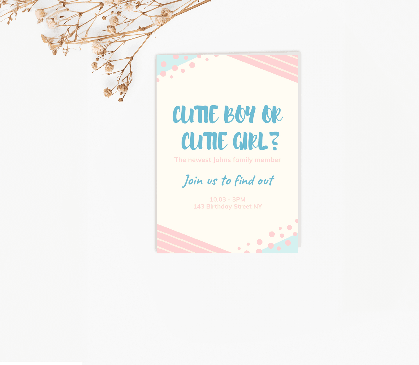 Cute Boy or Girl Card