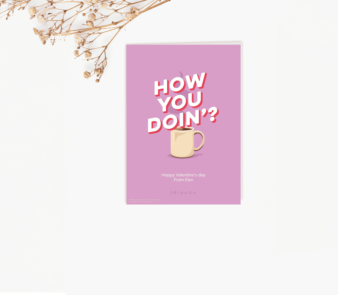 Friends™ Joey Coffee Card