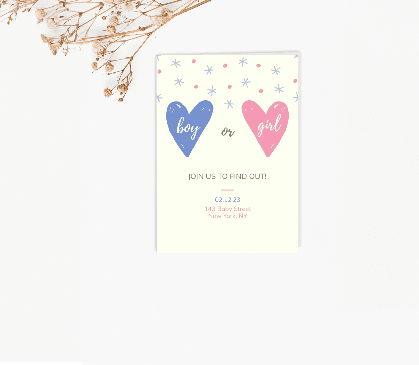 Boy Or Girl Card