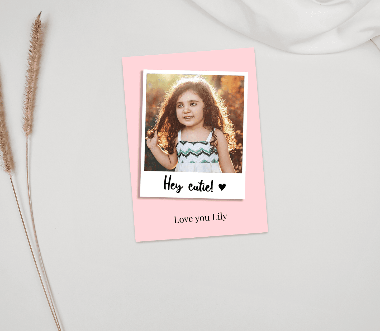 Pink Pola Card
