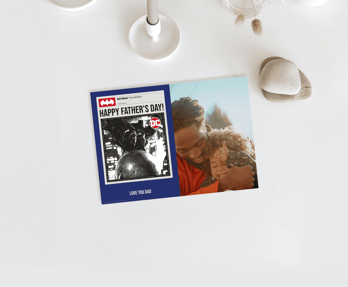 Batman™ Bat Newspaper Card