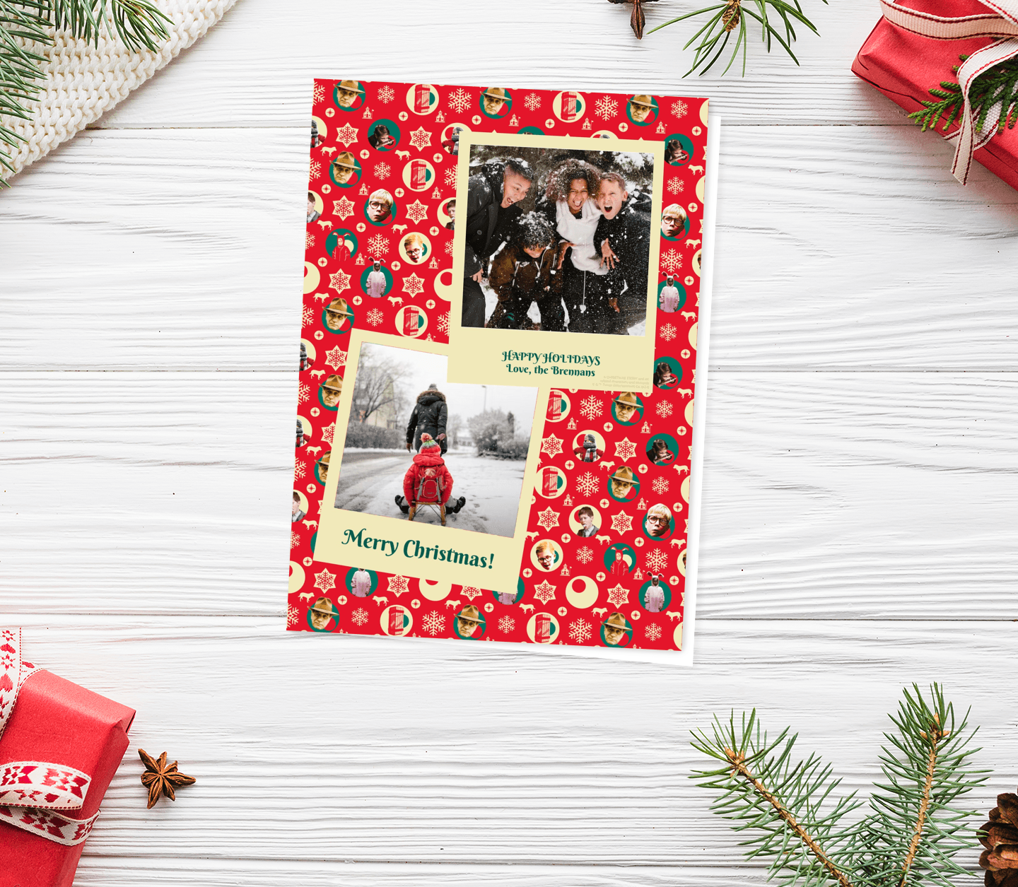 A Christmas Story™ Movie Pattern Card