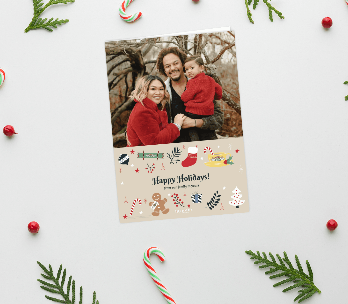 Friends™ Neutral Xmas Card