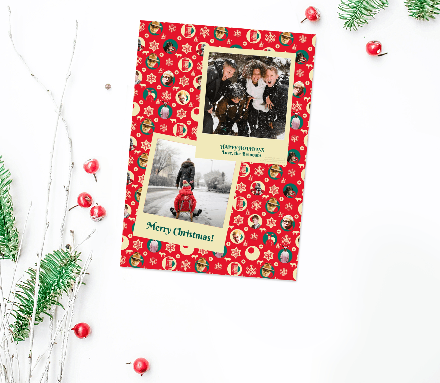 A Christmas Story™ Movie Pattern Card