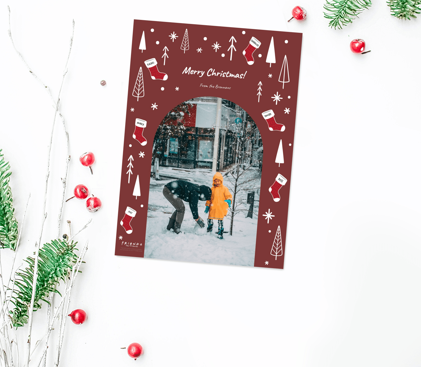 Friends™ Xmas Arch Card