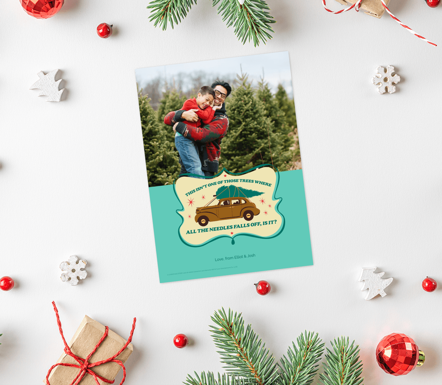 A Christmas Story™ Needle tree Card