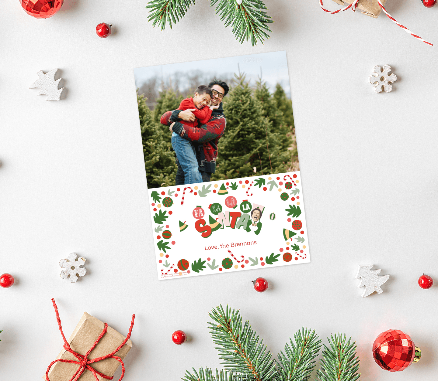 Elf™ Christmas Falala Card