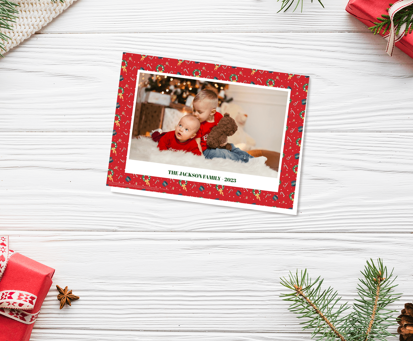 Frosty The Snowman™ Christmas Pattern Card