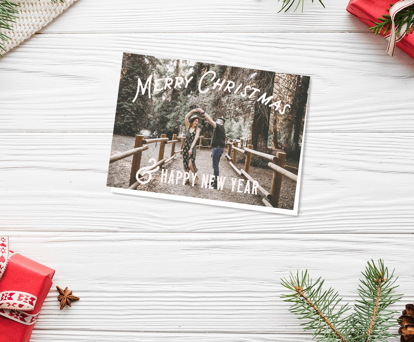 Christmas Overlay Card