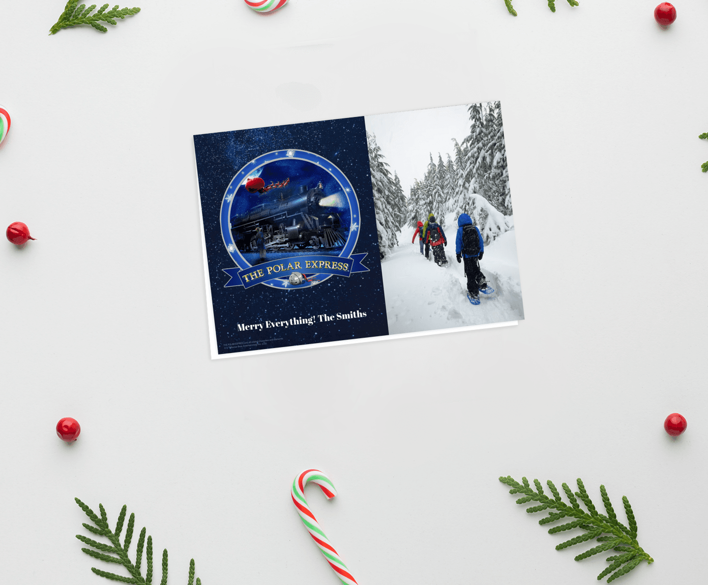 Polar Express™ Christmas Shield Card