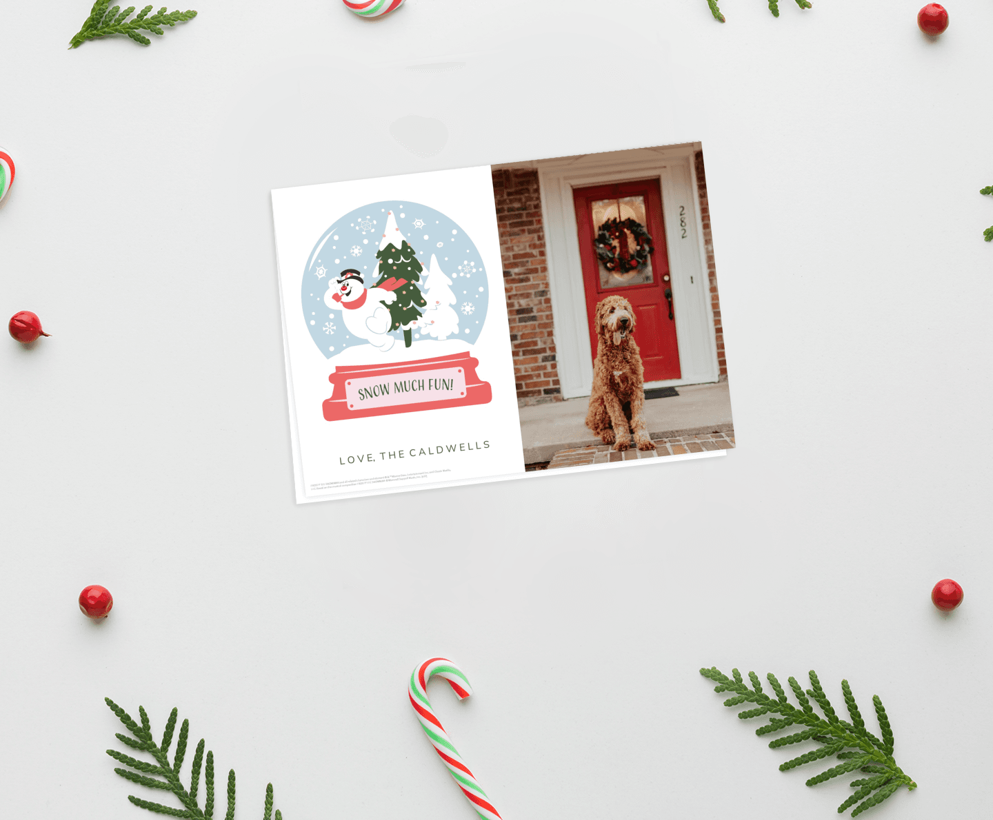 Frosty The Snowman™ Christmas Snow Card