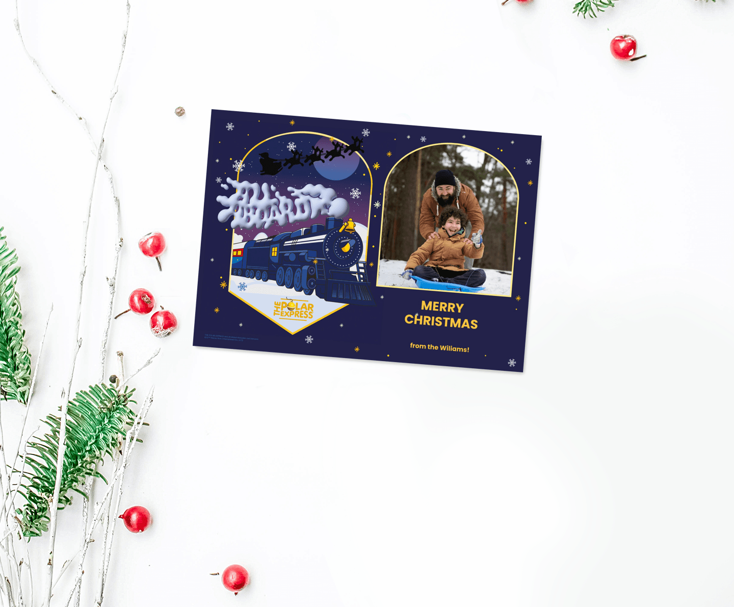 Polar Express™ Polar Windows Card
