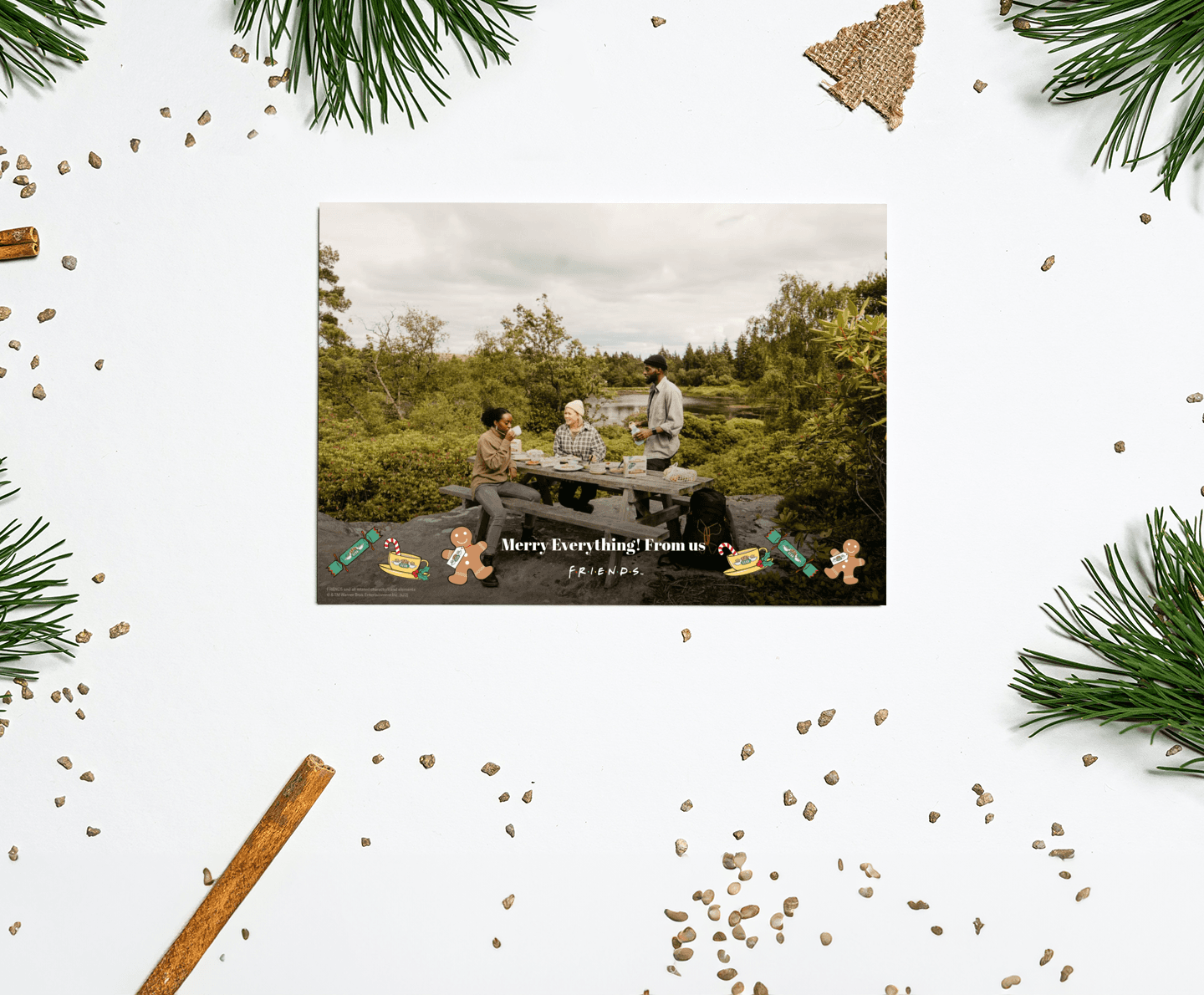 Friends™ Christmas Icons Card