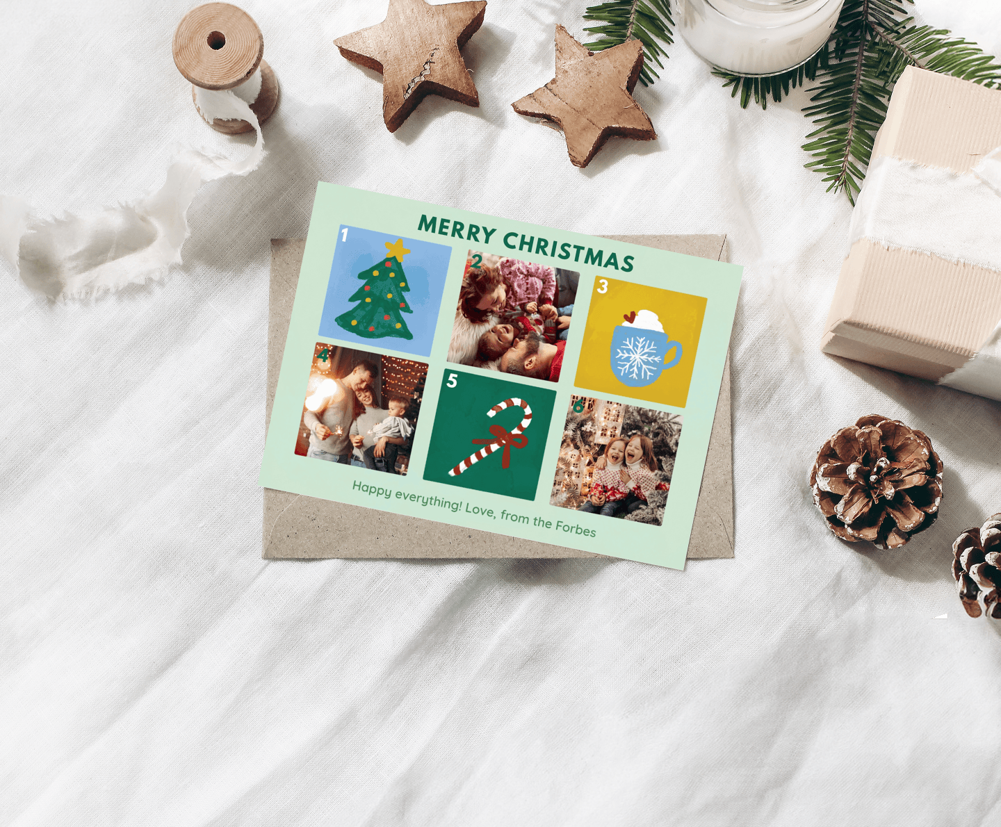 Christmas Postcard Card