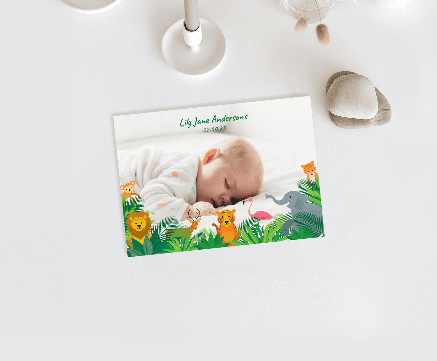 Jungle Baby Card