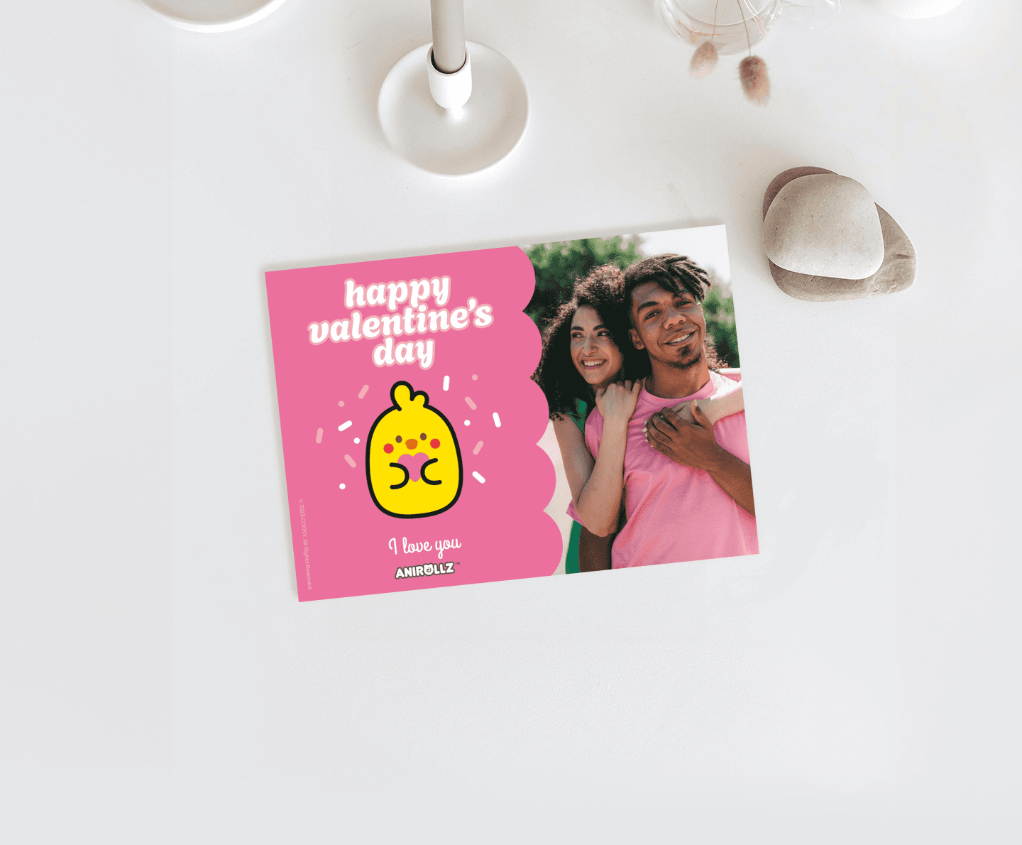 Anirollz® Be My Valentine Card