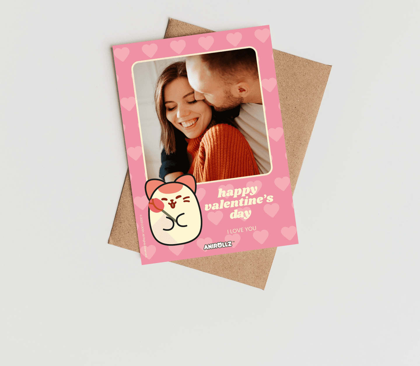 Anirollz® Happy Valentine Card