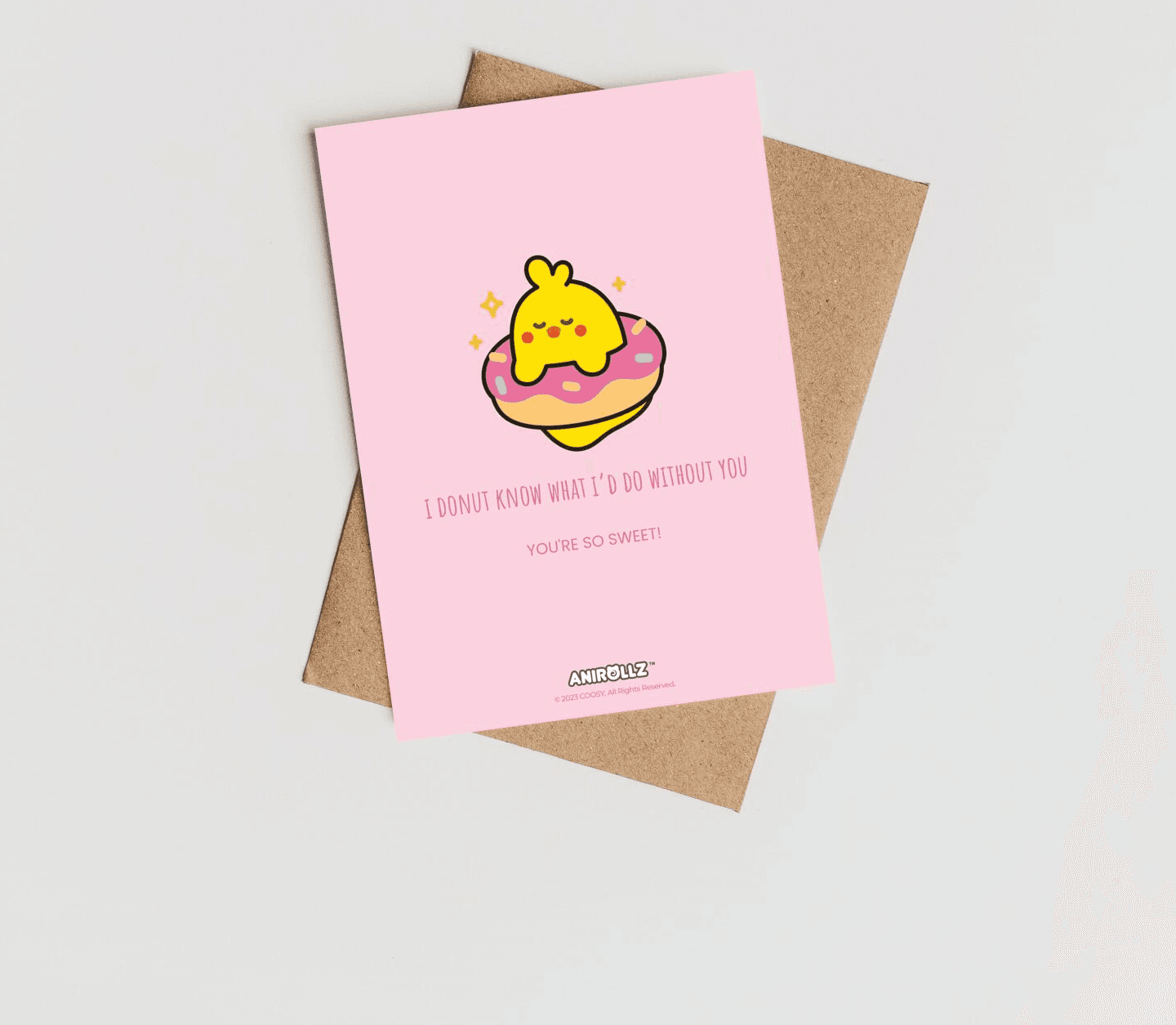 Anirollz® Love Donut Card