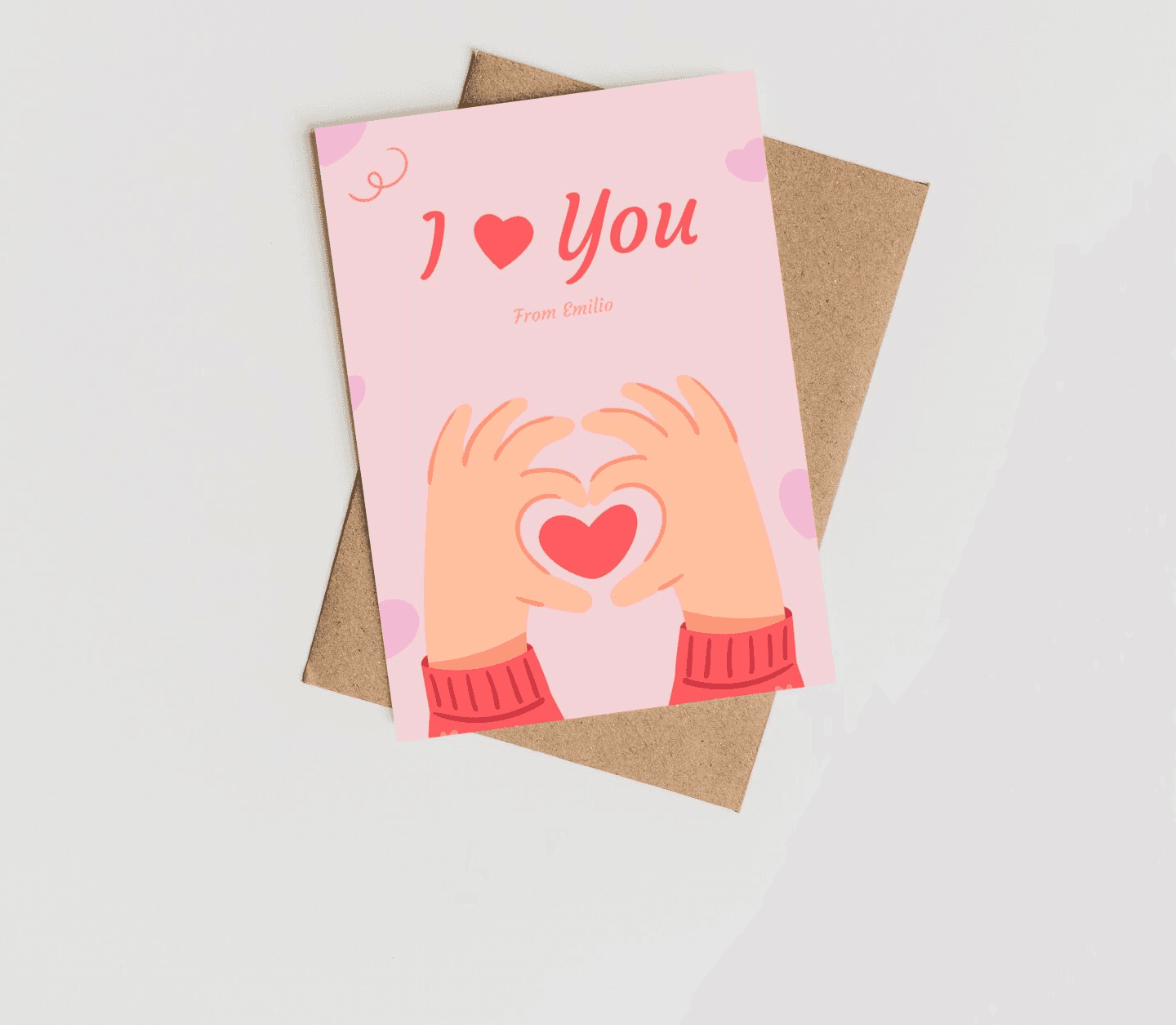 I Heart You Card