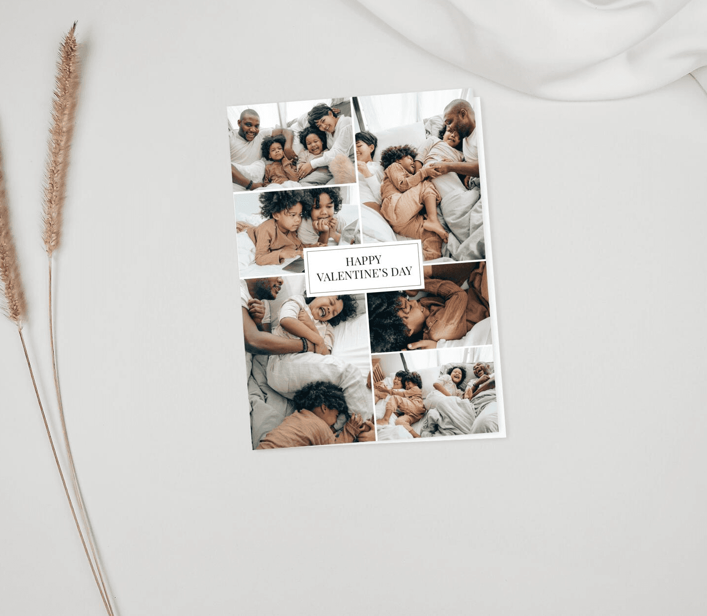 Valentines collage Card