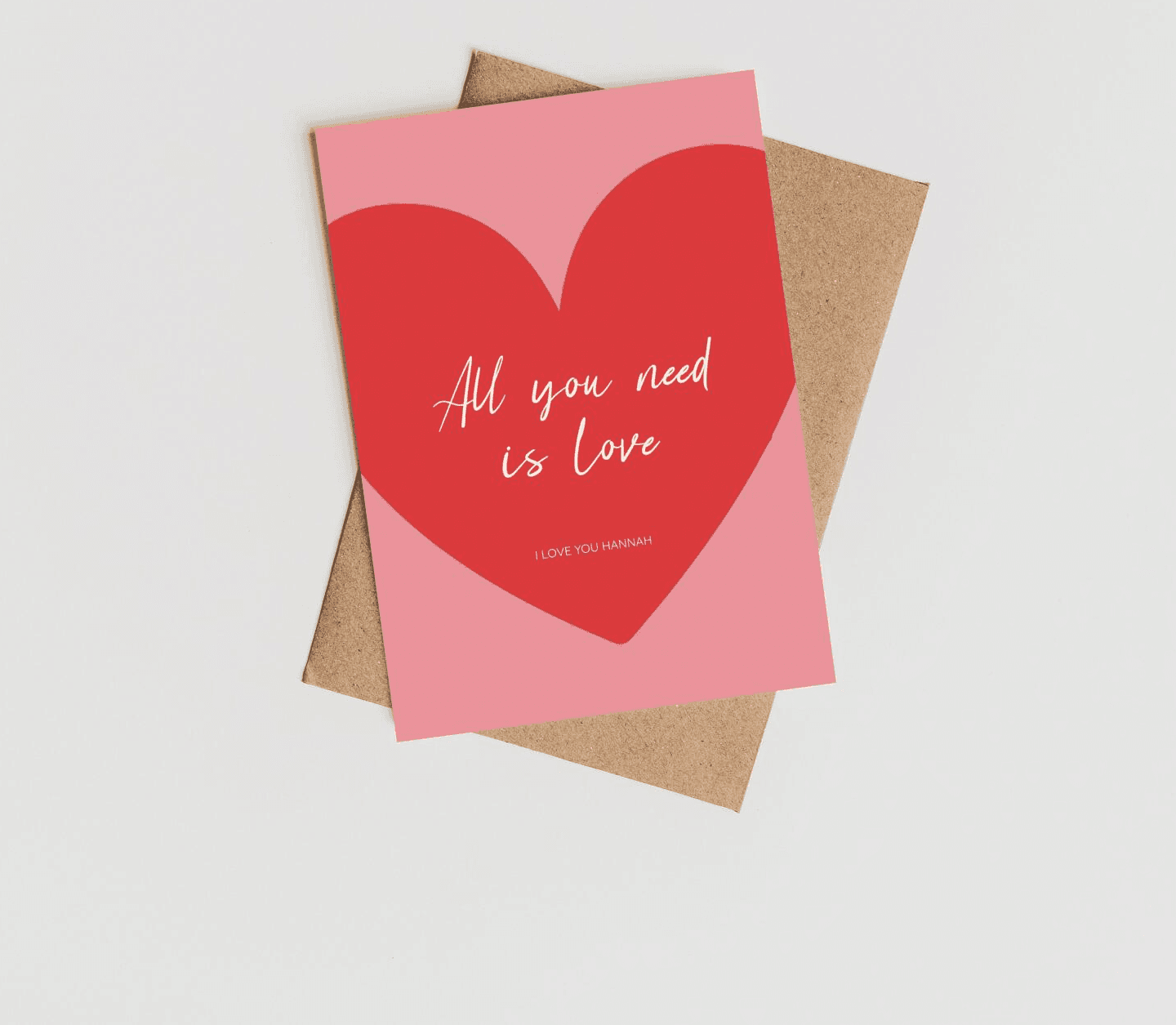 Big hearts Card