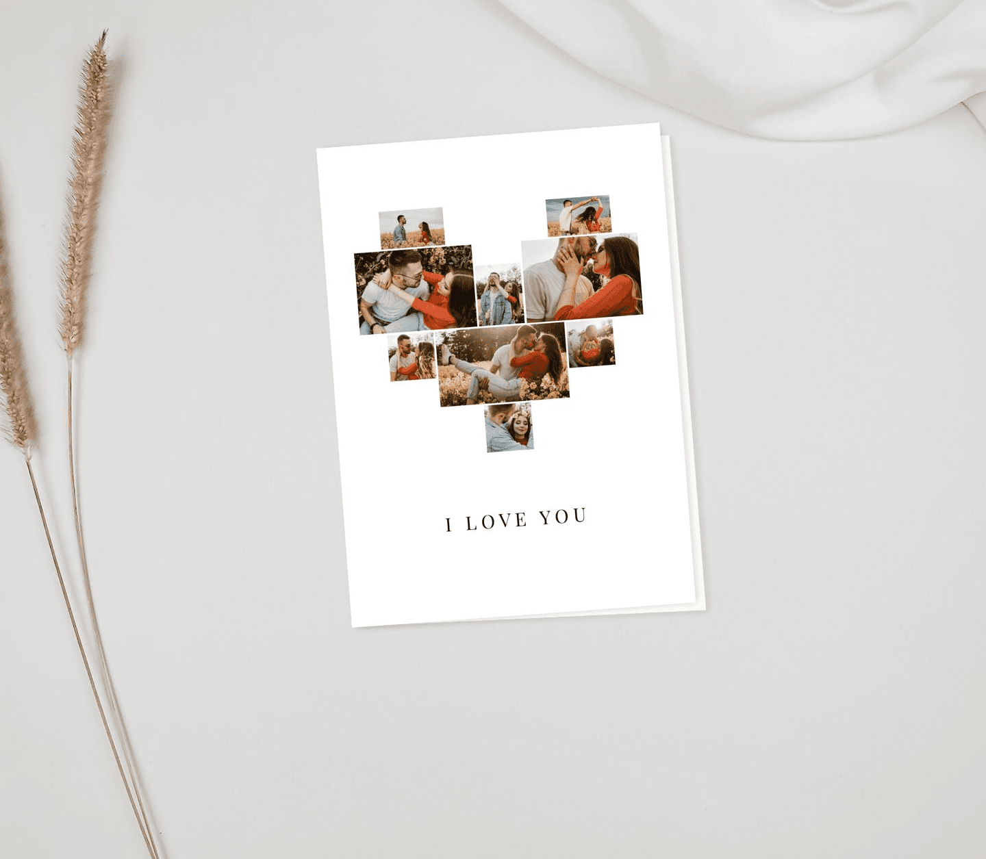 Heart photos Card