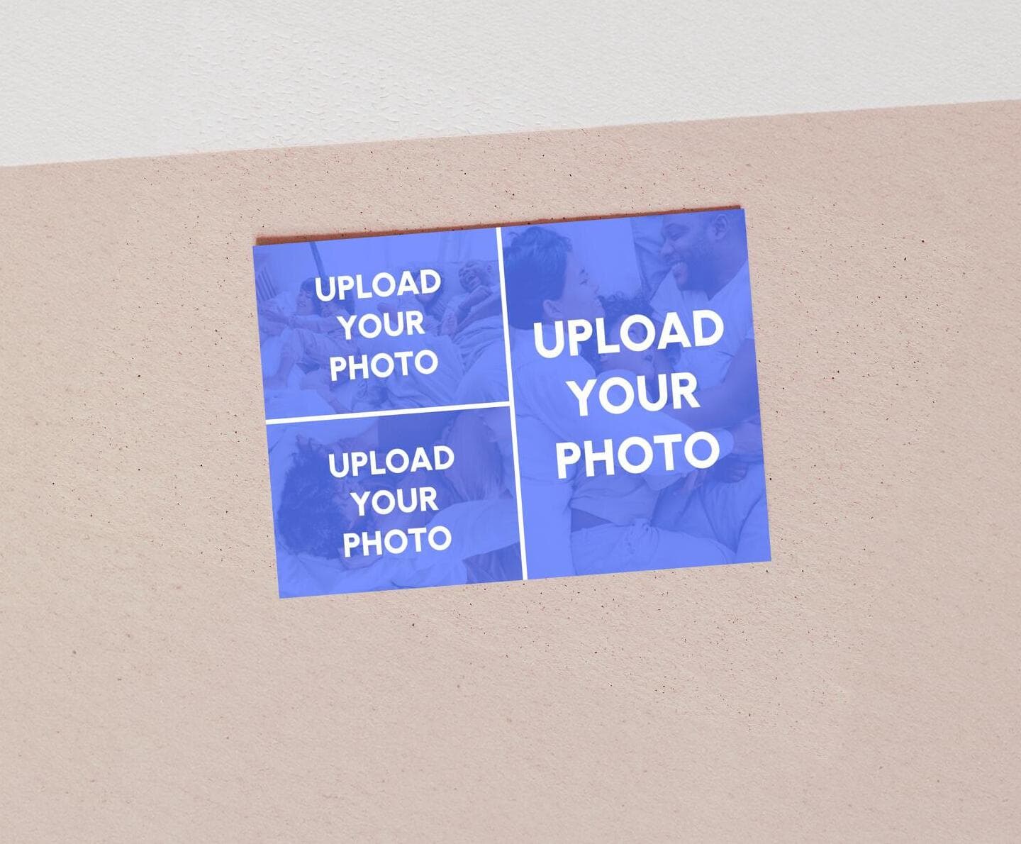 Upload Your Photos Three Landscape Card