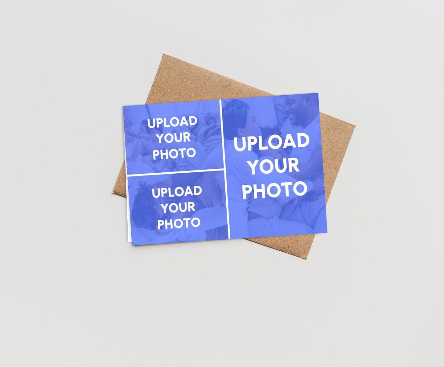 Upload Your Photos Three Landscape Card