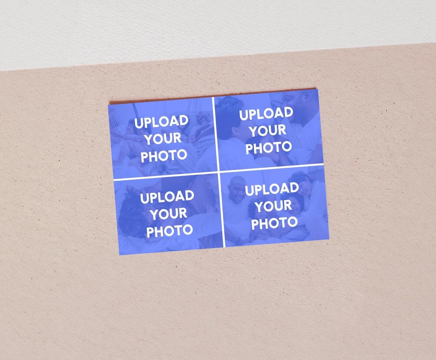 Upload Your Photos Four Landscape Card