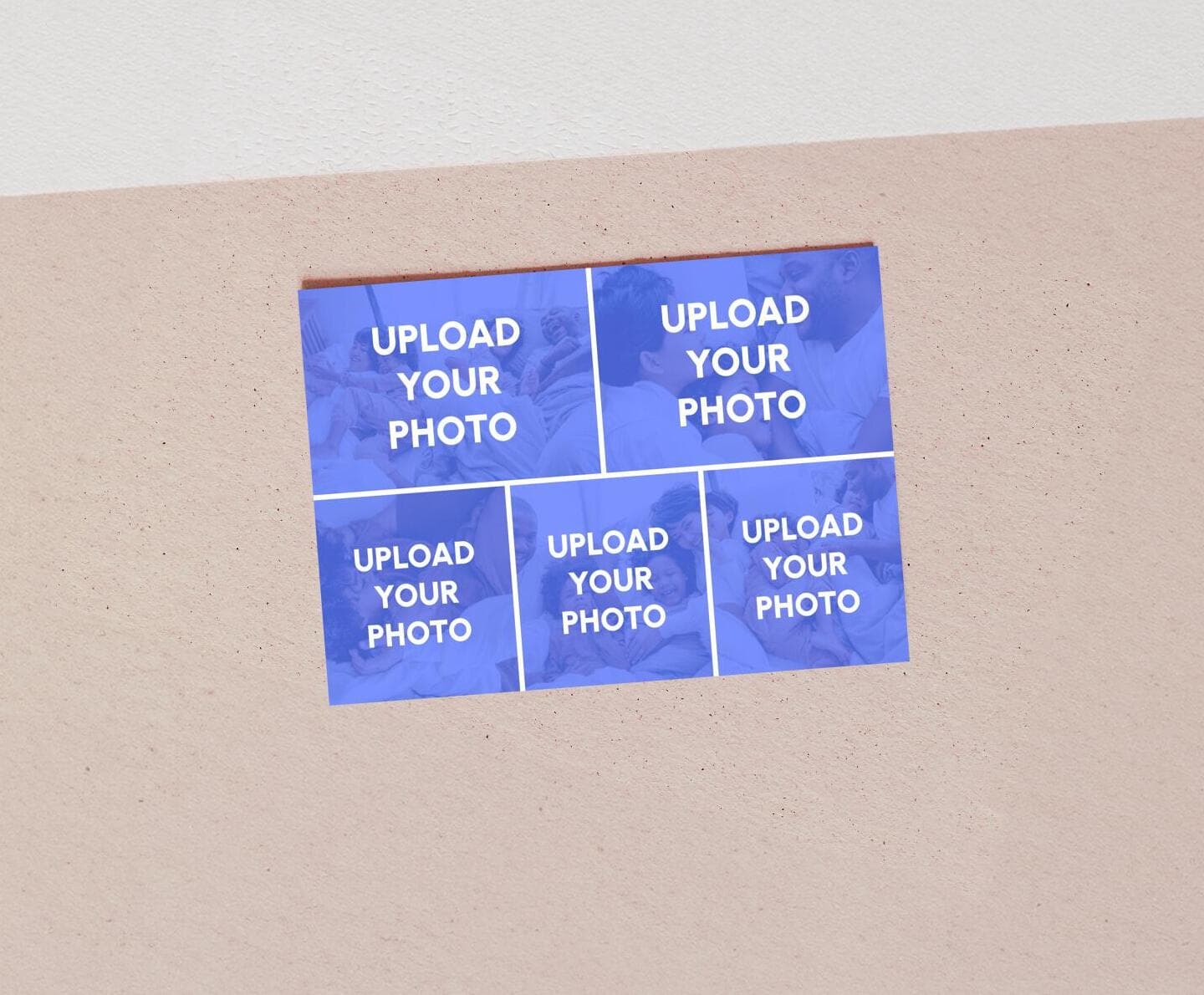 Upload Your Photos Five Landscape Card