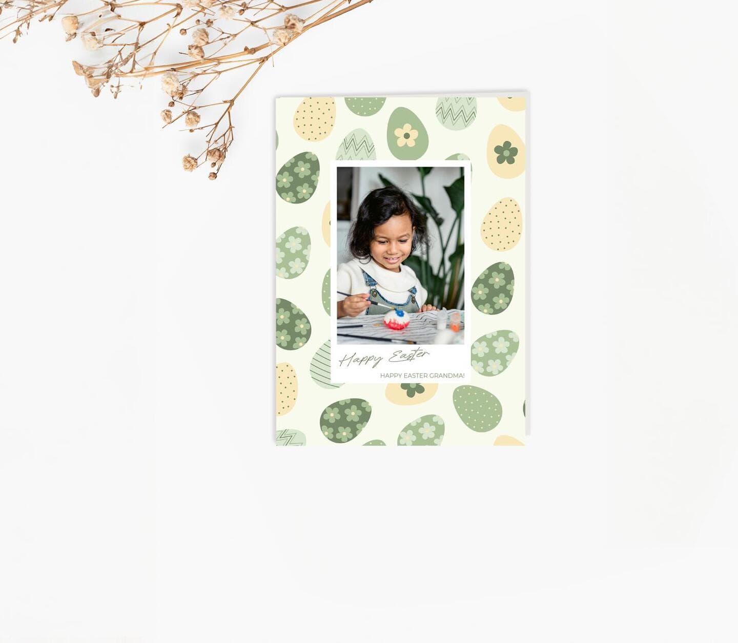 Easter Eggs Pattern Card