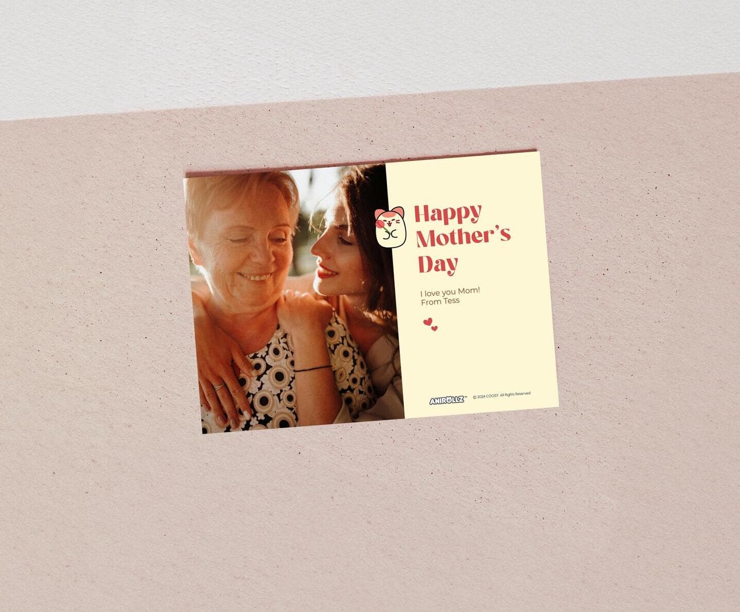 Anirollz® Sweet Mother's Day Card