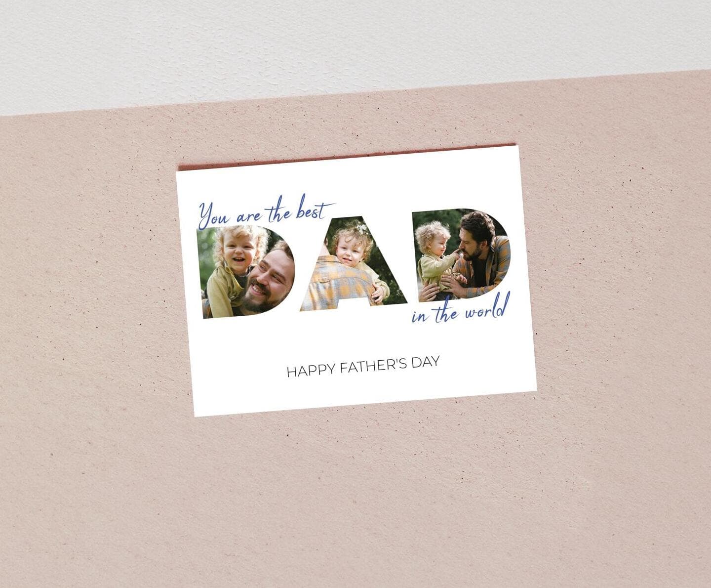 Big Letters Dad Card