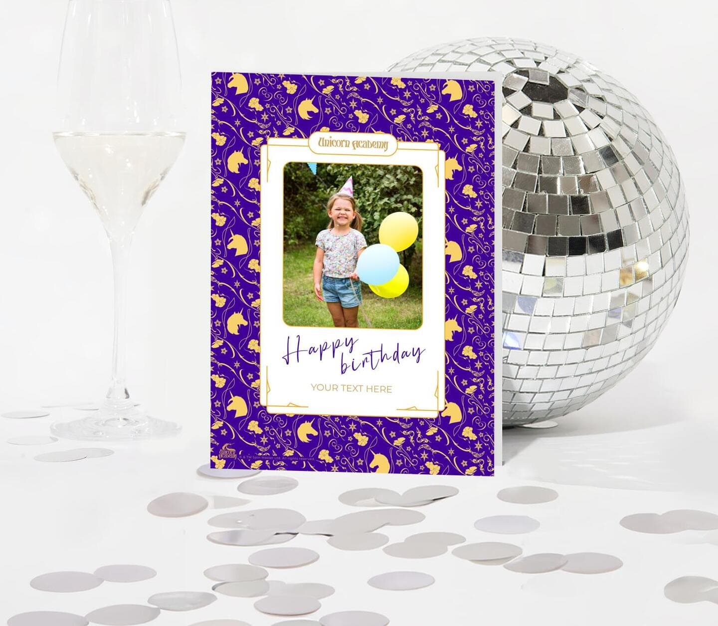 Unicorn Academy™ Pattern Unicorn Card