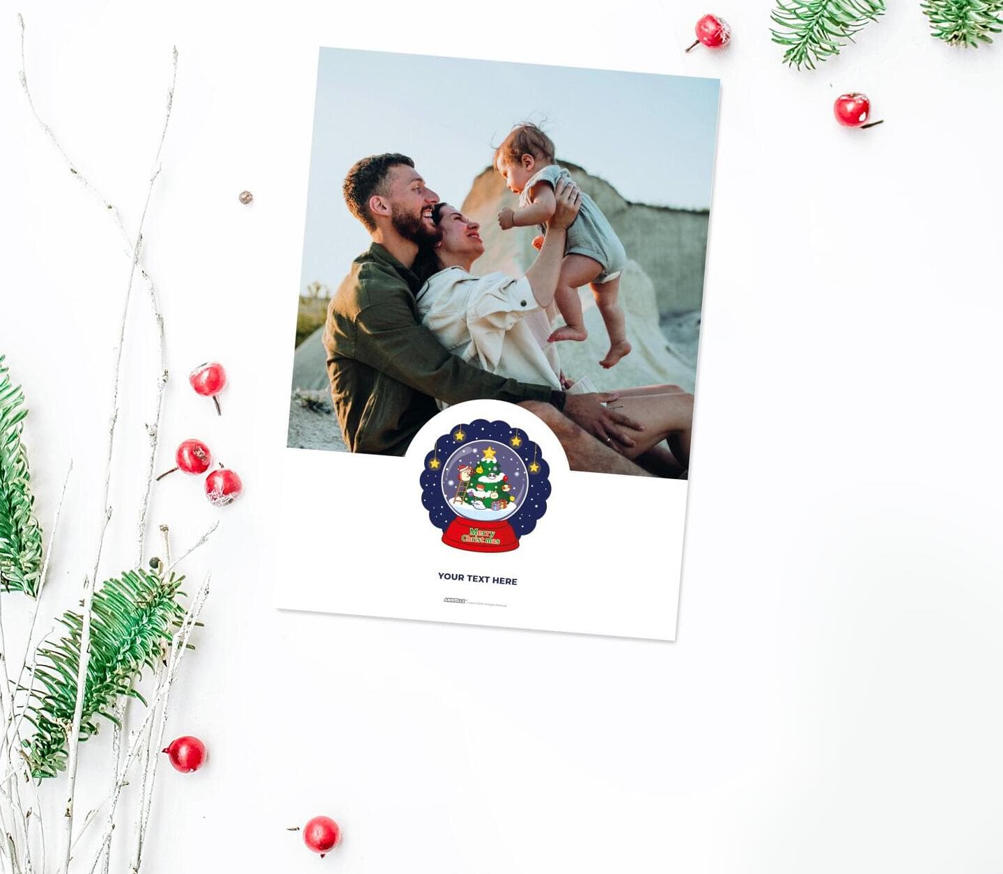 Anirollz® Snow Globe Card